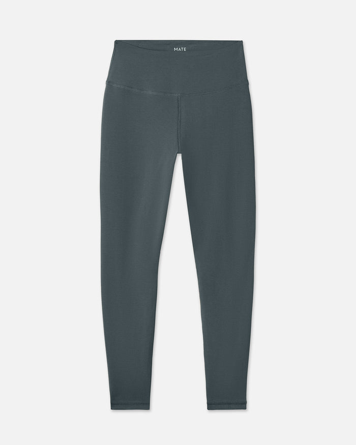 Organic Stretch Midi Legging-Active-MATE the Label-FOREST-XS-MATE the Label