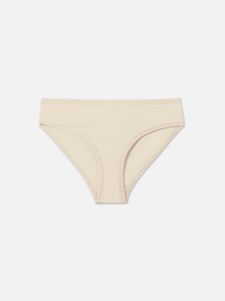 Organic Comfort Mid Rise Bikini-Intimates-MATE the Label-BONE-XS-MATE the Label