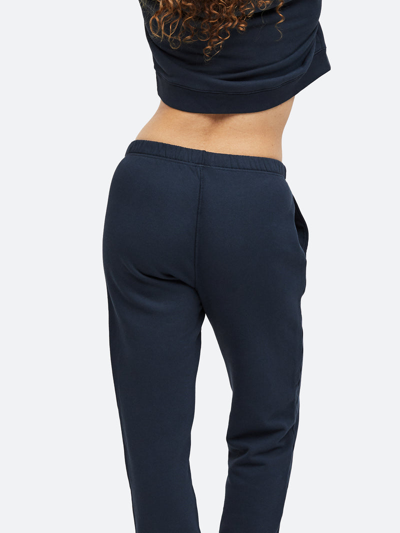 Organic Fleece Relaxed Pocket Sweatpant-Sweatpants-MATE the Label-MIDNIGHT-XS-MATE the Label