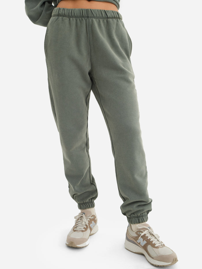Organic Fleece Relaxed Pocket Sweatpant-Sweatpants-MATE the Label-FOREST-XS-MATE the Label