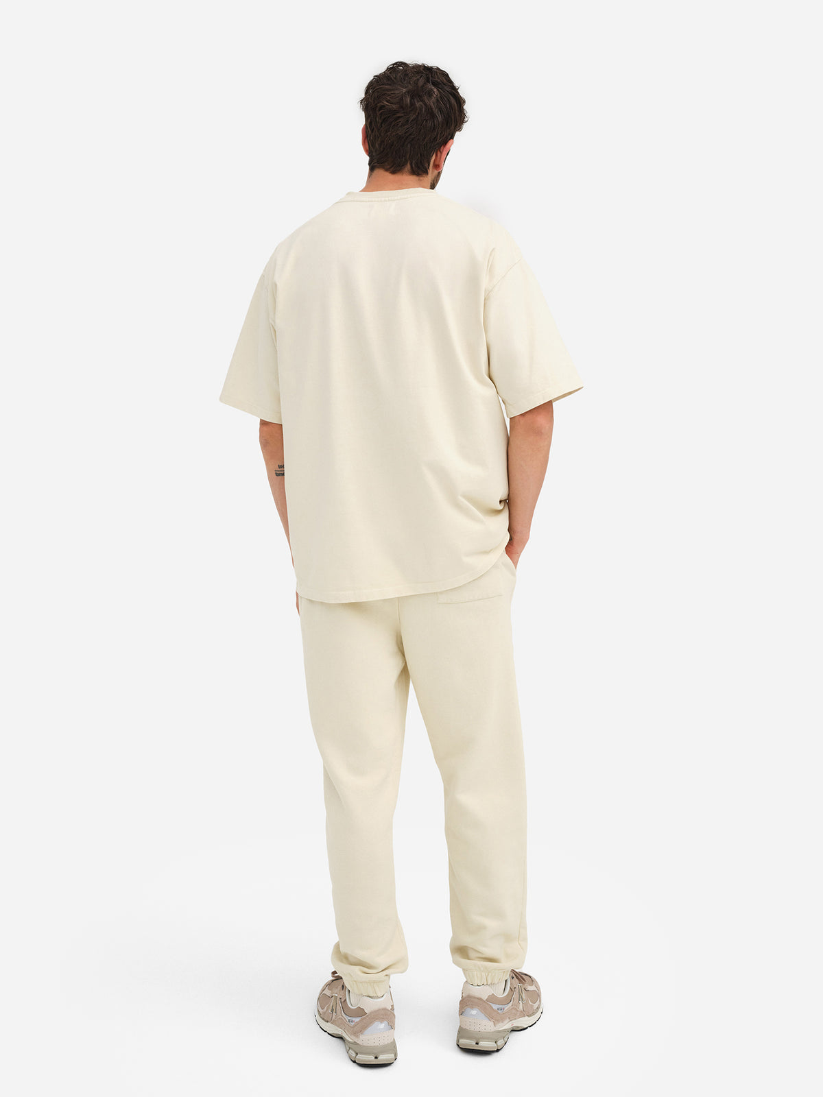 Men's Organic Heavyweight Cotton Relaxed Tee-Tees-MATE the Label-BONE-S-MATE the Label
