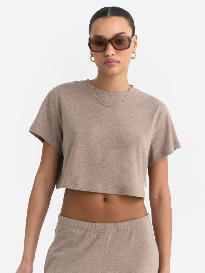 Regenerative Hemp Relaxed Crop Tee-Tees-MATE the Label-MINERAL-XS-MATE the Label