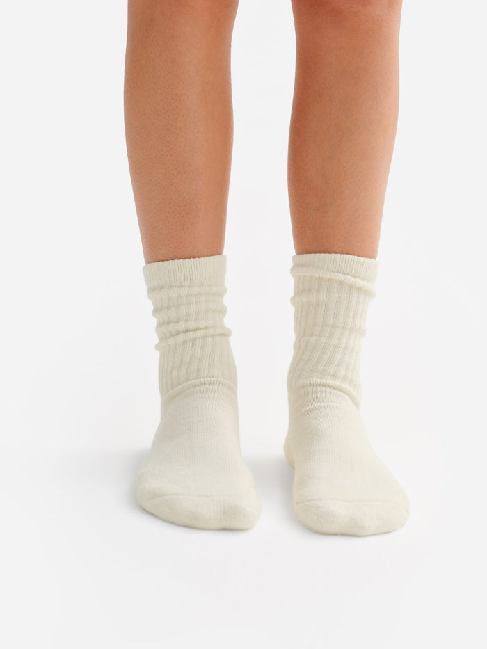 Organic Cotton Sock 5 Pack-Intimates-MATE the Label-NATURAL-S/M-MATE the Label