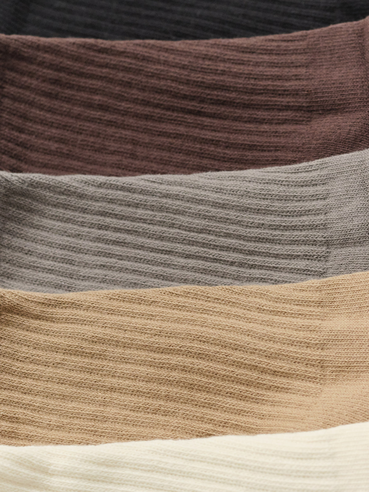 Organic Cotton Sock 5 Pack-Intimates-MATE the Label-BONE,FOREST,MAPLE,JET BLACK,BIRCH-S/M-MATE the Label
