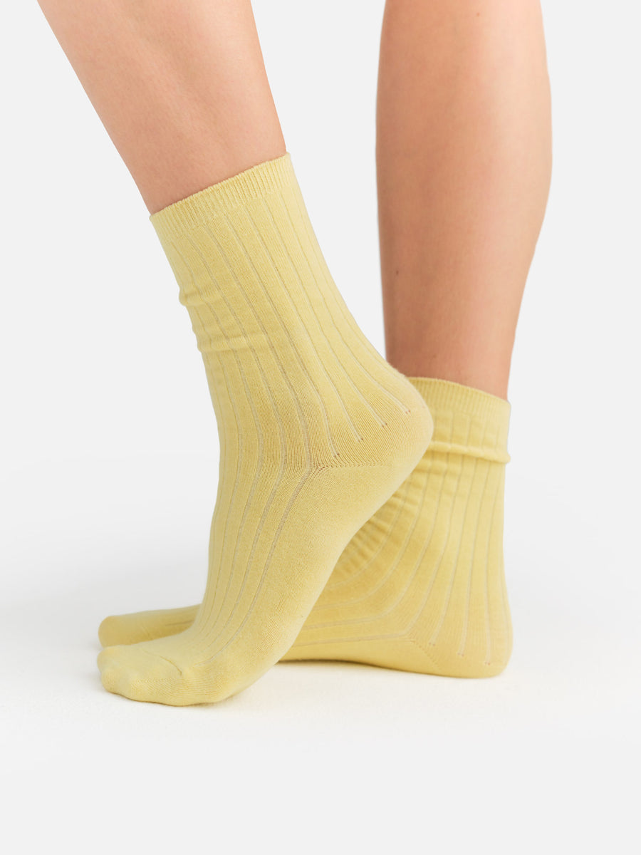 Organic Cotton Trouser Sock-Intimates-MATE the Label-BONE, CONCH, RAFFIA-S/M-MATE the Label