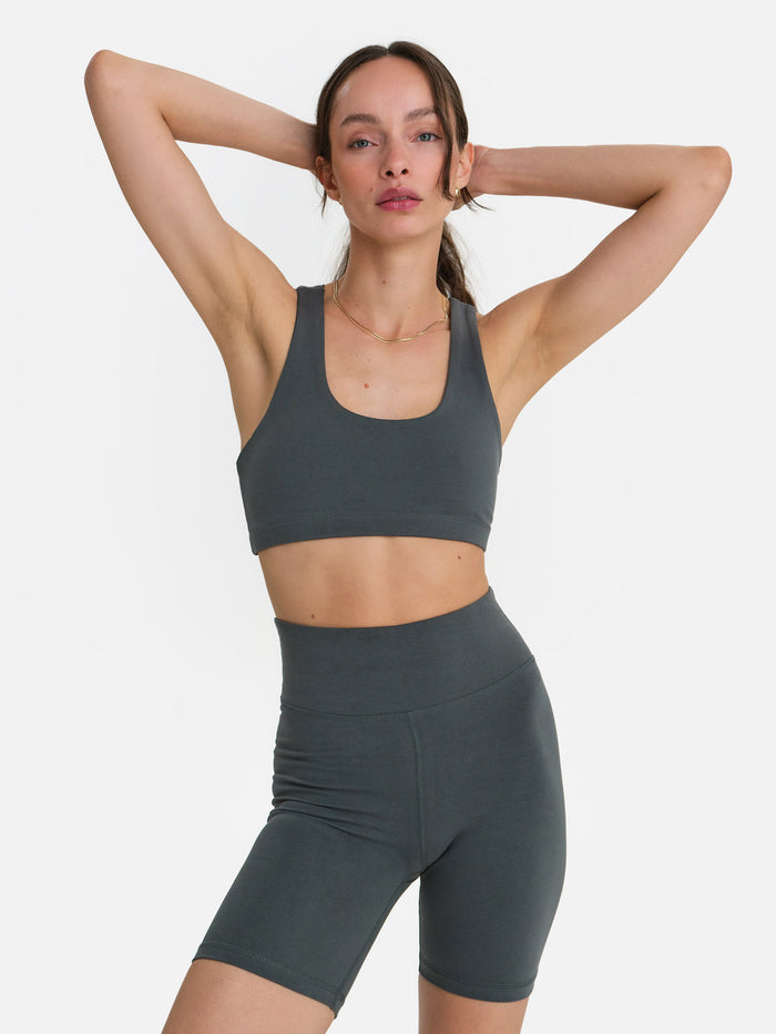 Organic Stretch Sports Bra-Active-MATE the Label-FOREST-XS-MATE the Label