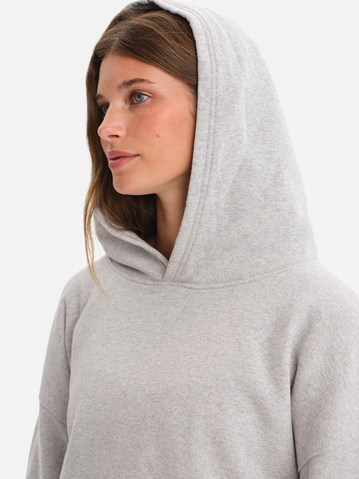 Organic Fleece Pocket Hoodie-MATE the Label-HEATHER GREY-XS-MATE the Label