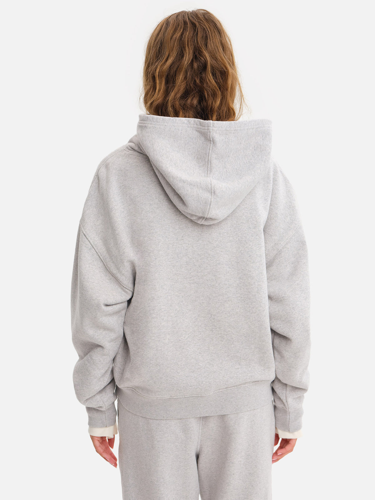 Organic Fleece Pocket Hoodie-MATE the Label-HEATHER GREY-XS-MATE the Label