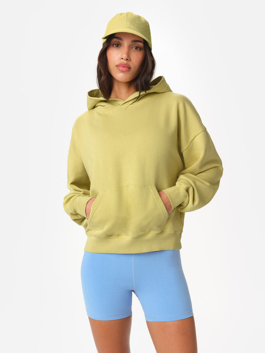 Organic Fleece Pocket Hoodie-MATE the Label-LEEK-XS-MATE the Label