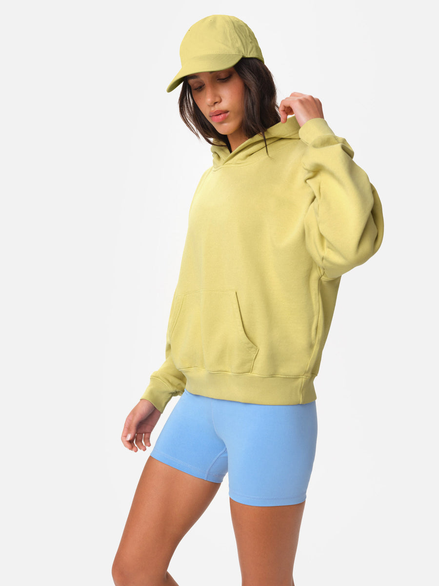 Organic Fleece Pocket Hoodie-MATE the Label-LEEK-XS-MATE the Label