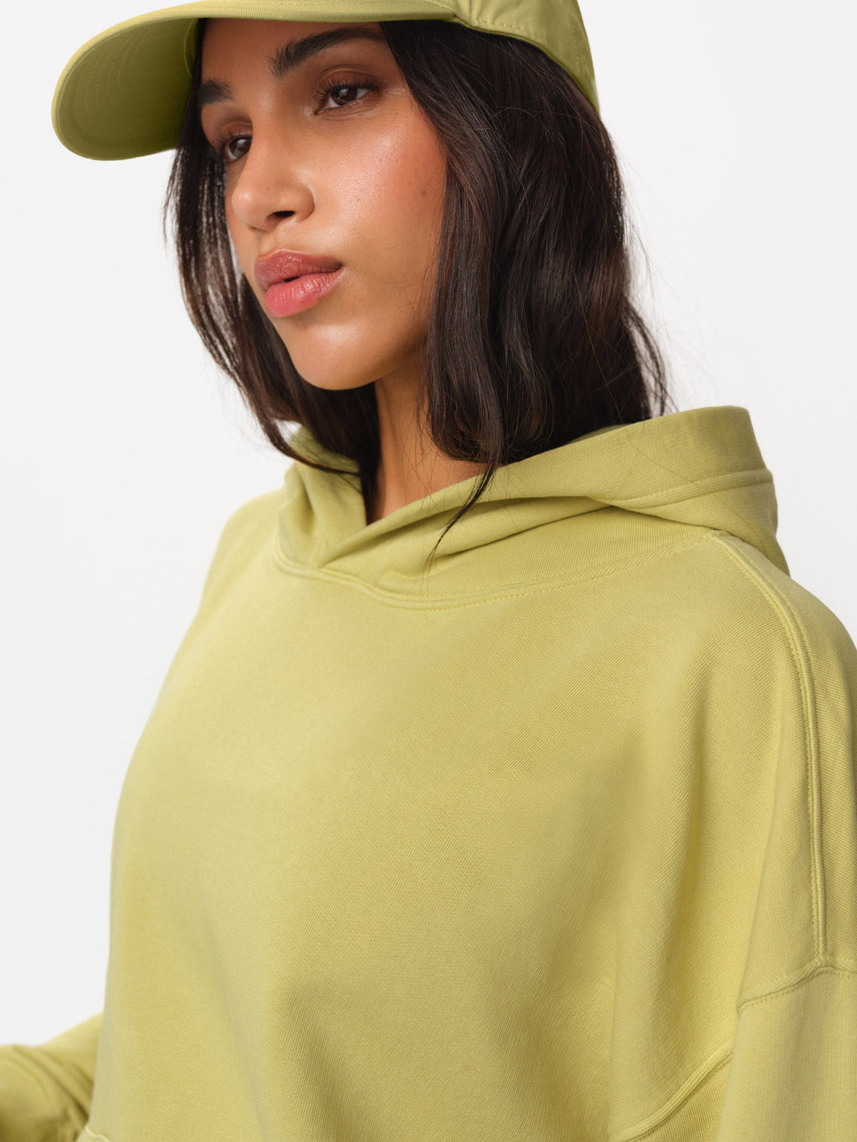 Organic Fleece Pocket Hoodie-MATE the Label-LEEK-XS-MATE the Label