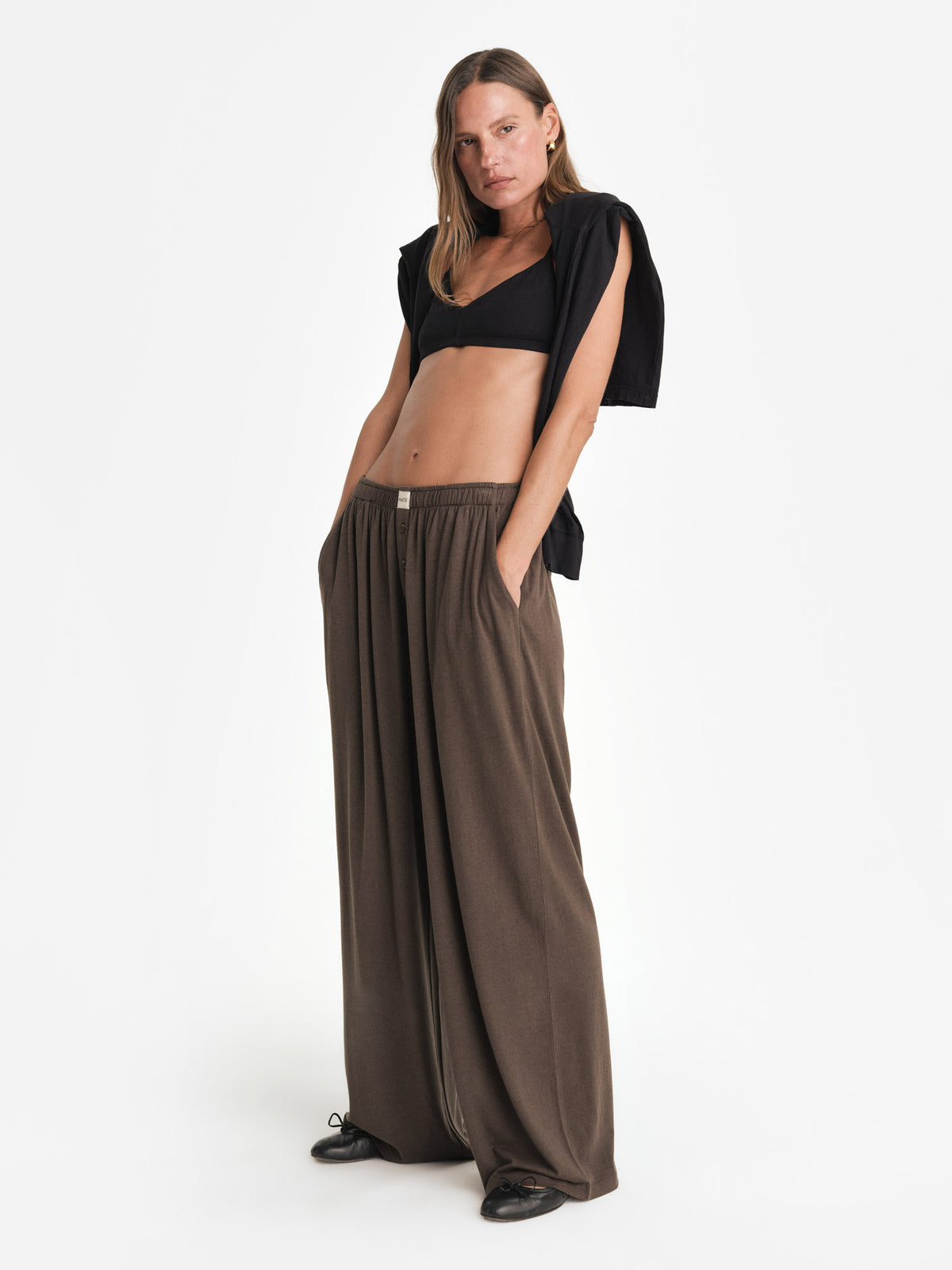 Tencel Sleep Wide Leg Pant
