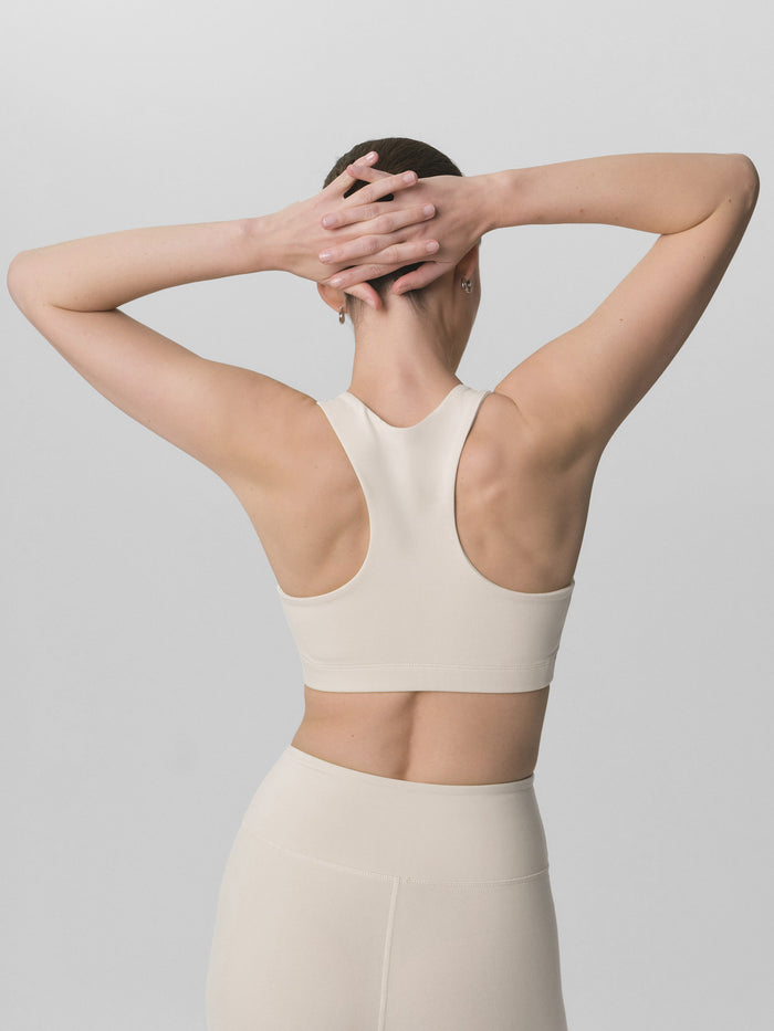 Organic Stretch Sports Bra-Active-MATE the Label-BONE-XS-MATE the Label