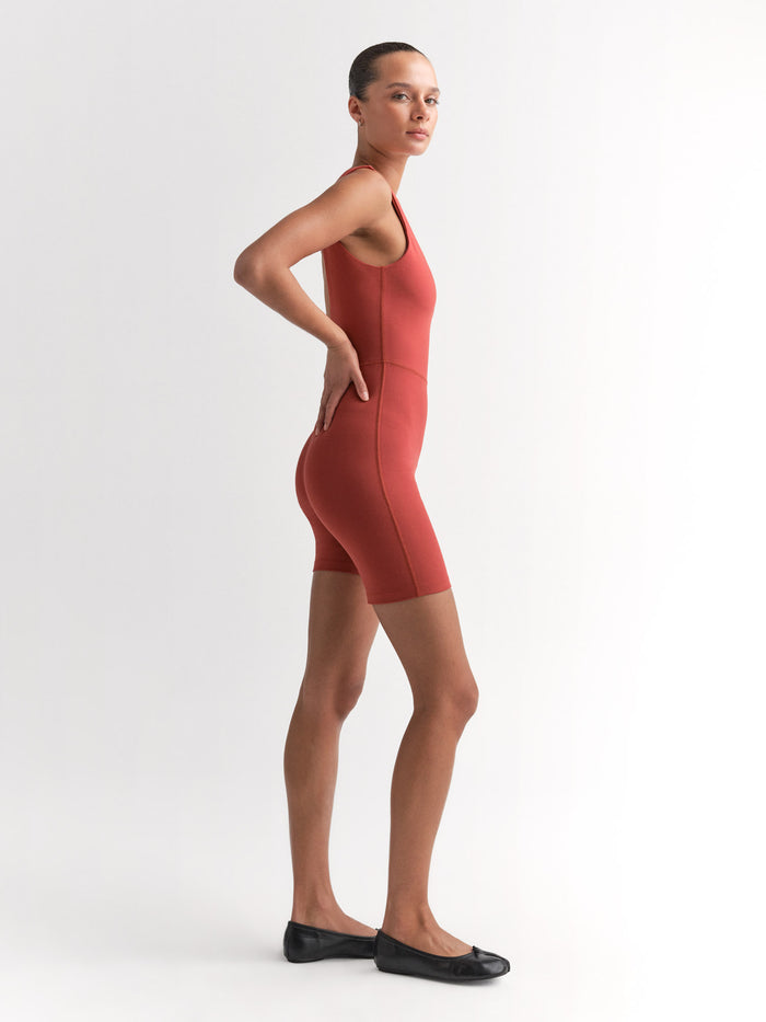 Organic Stretch Unitard-Active-MATE the Label-CHILI OIL-XS-MATE the Label