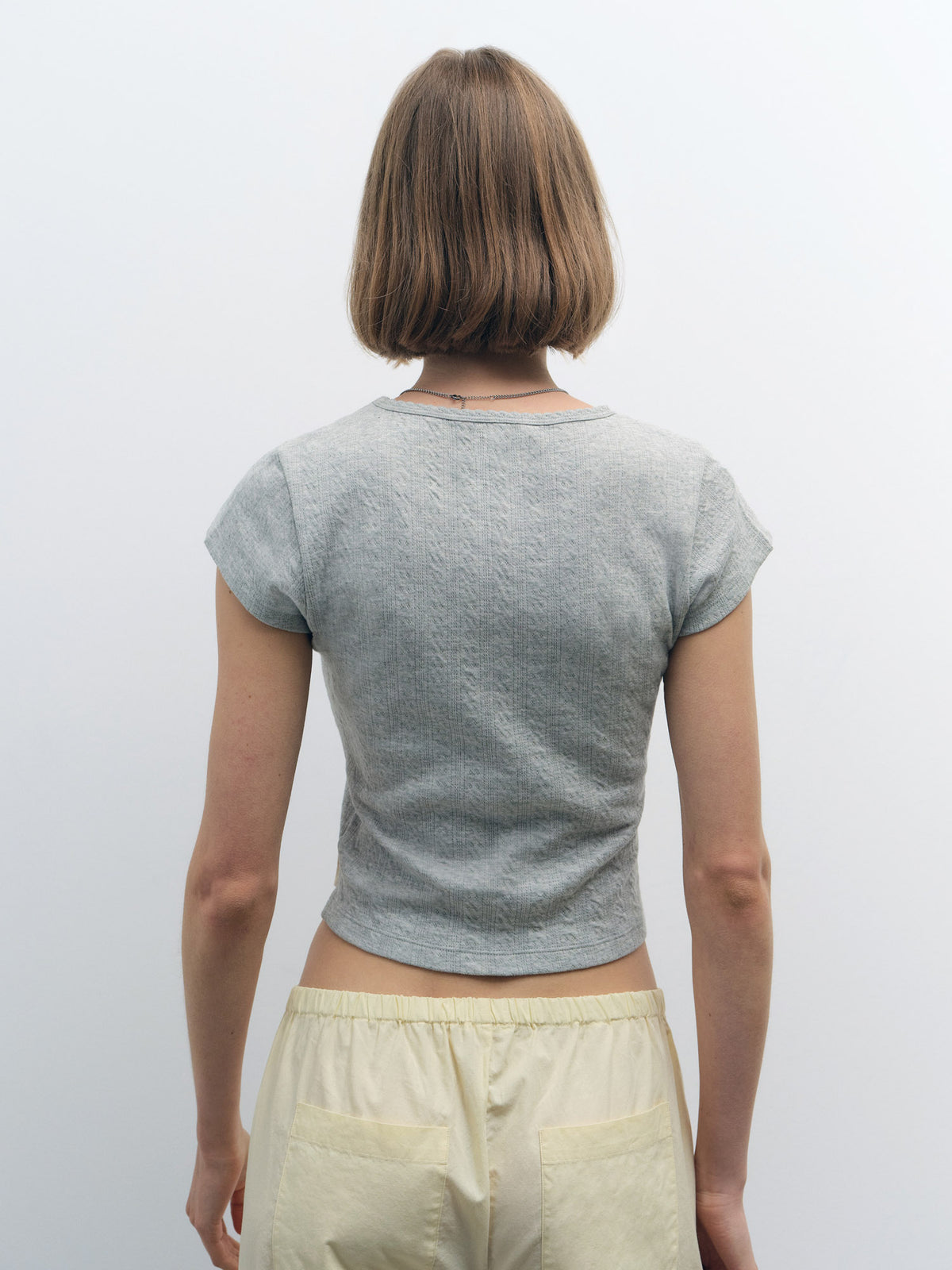 Organic Pointelle Baby Tee - [variant_title] - MATE the Label