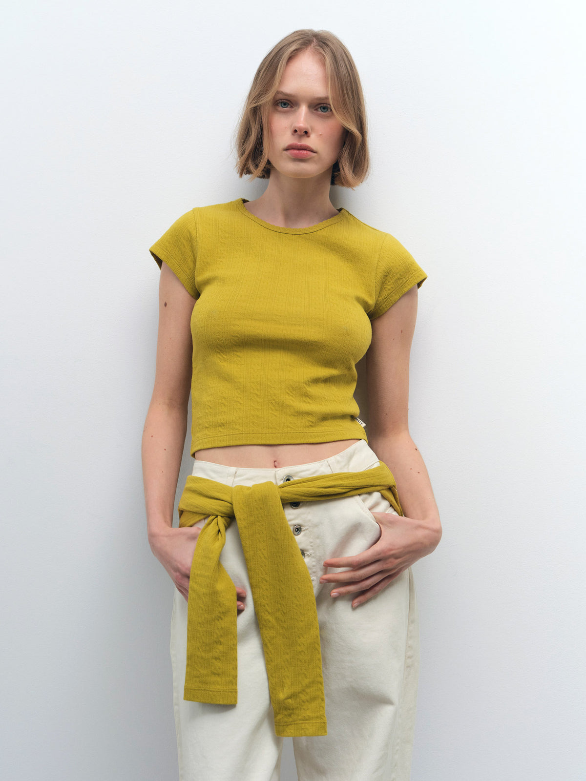 Organic Pointelle Baby Tee - [variant_title] - MATE the Label