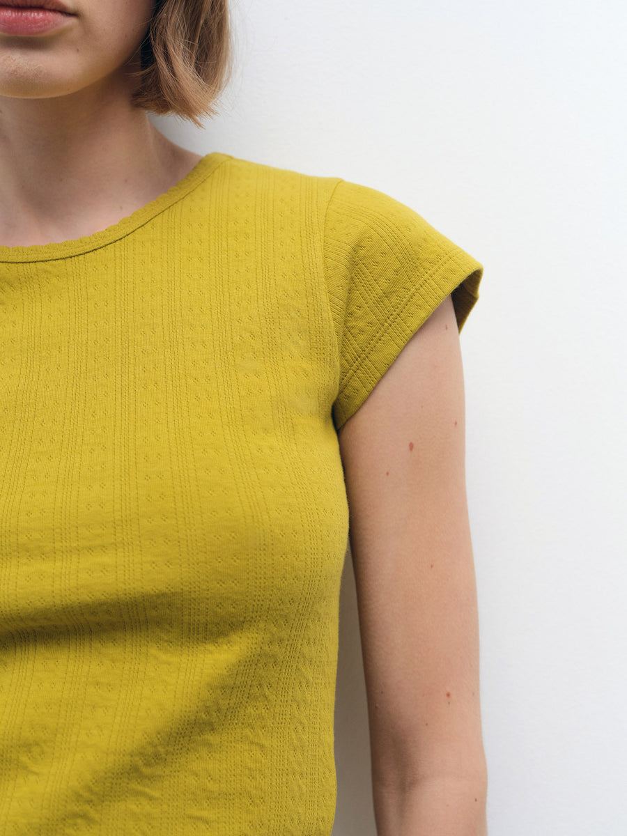 Organic Pointelle Baby Tee - [variant_title] - MATE the Label