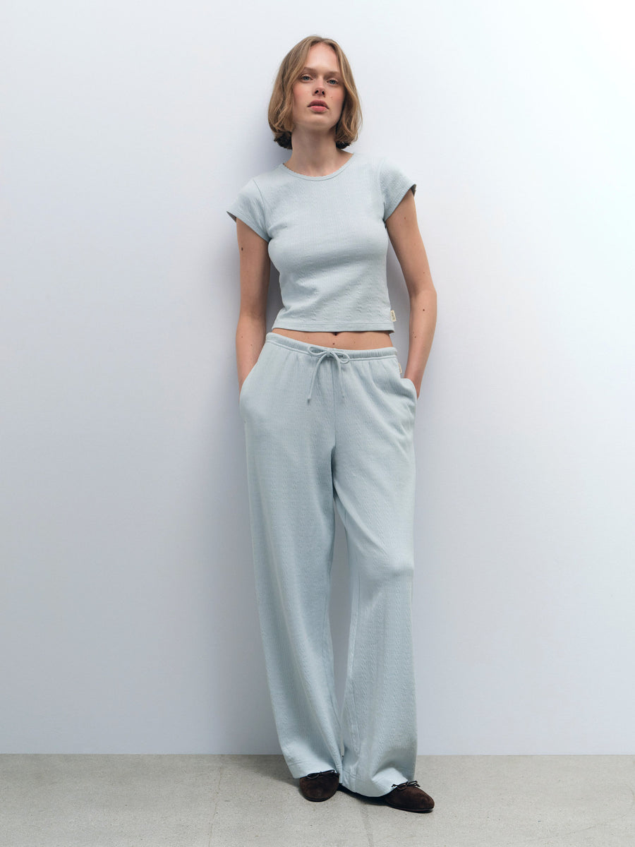 Organic Pointelle Baby Tee - [variant_title] - MATE the Label