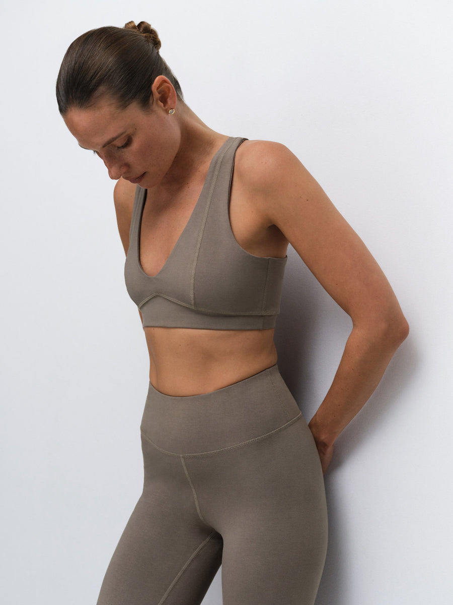 Organic Stretch V-Neck Bra
