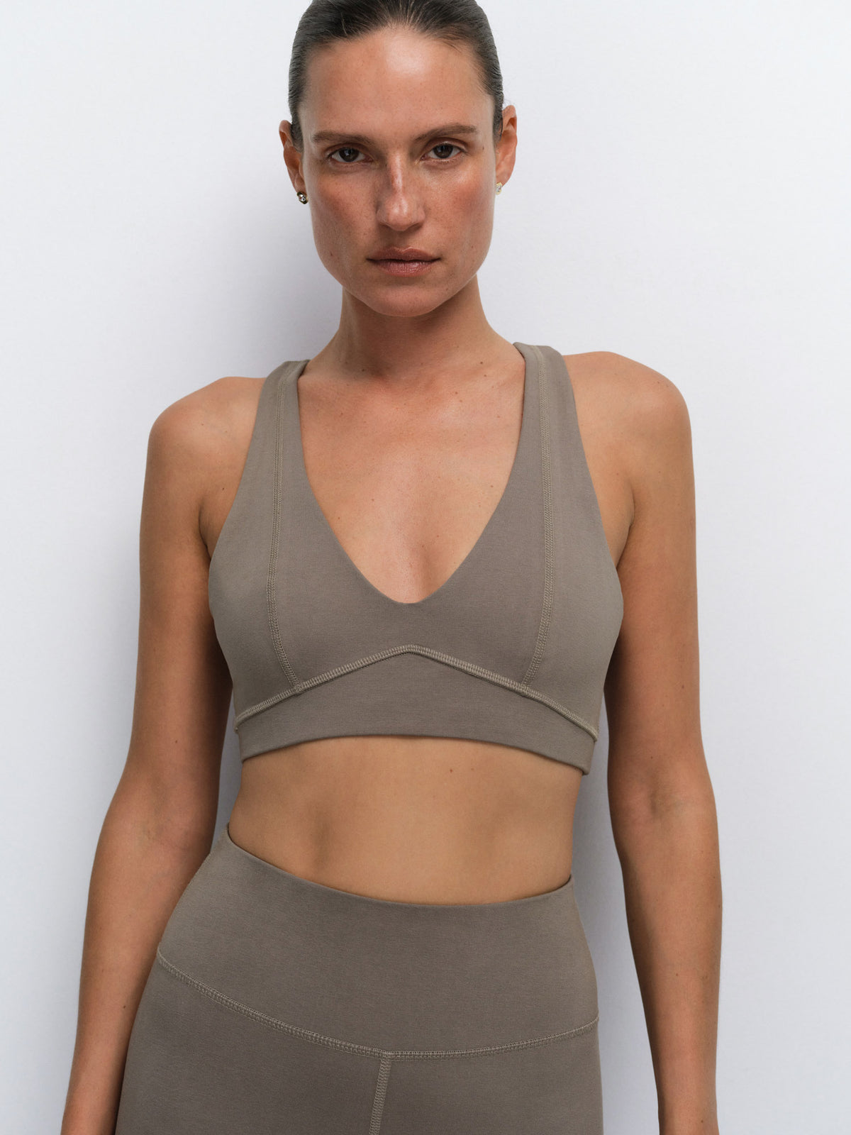 Organic Stretch V-Neck Bra