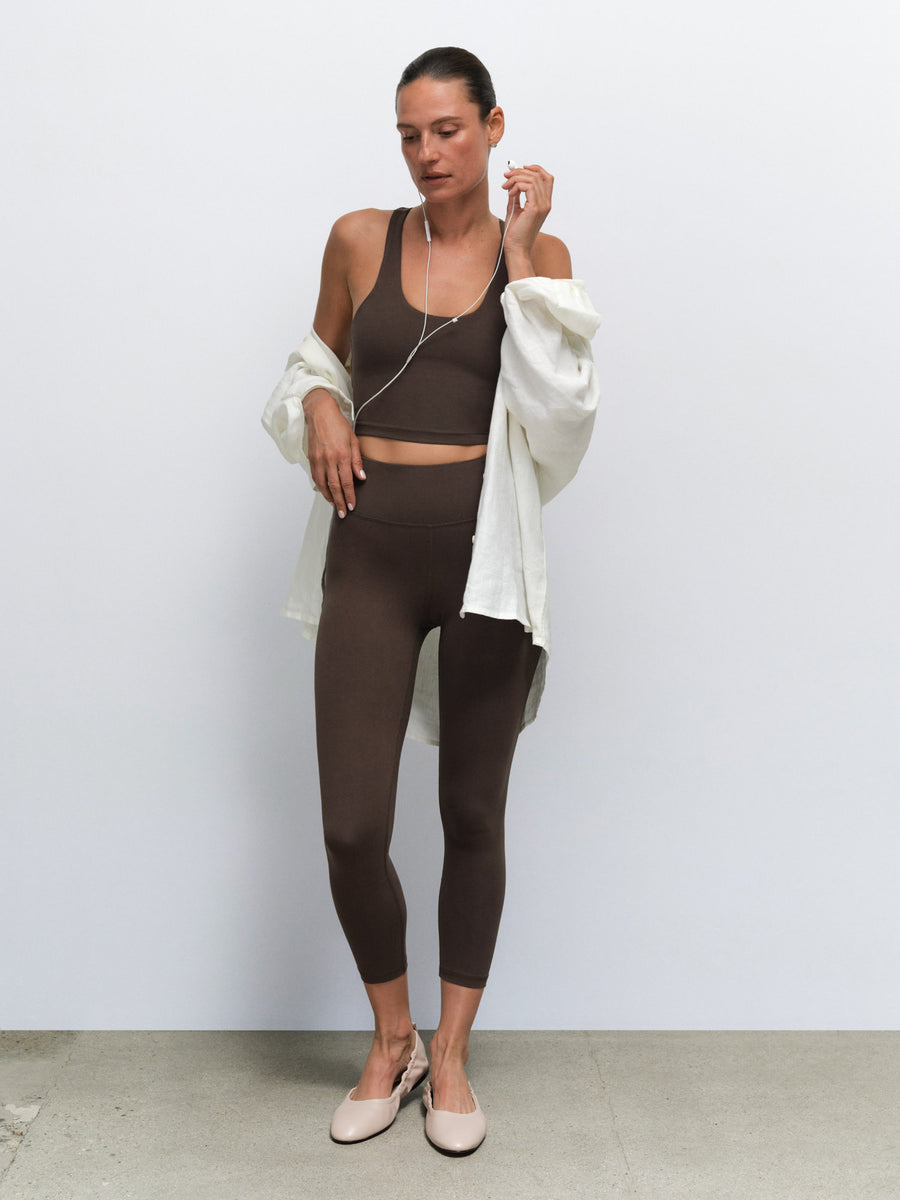 Organic Stretch Midi Legging