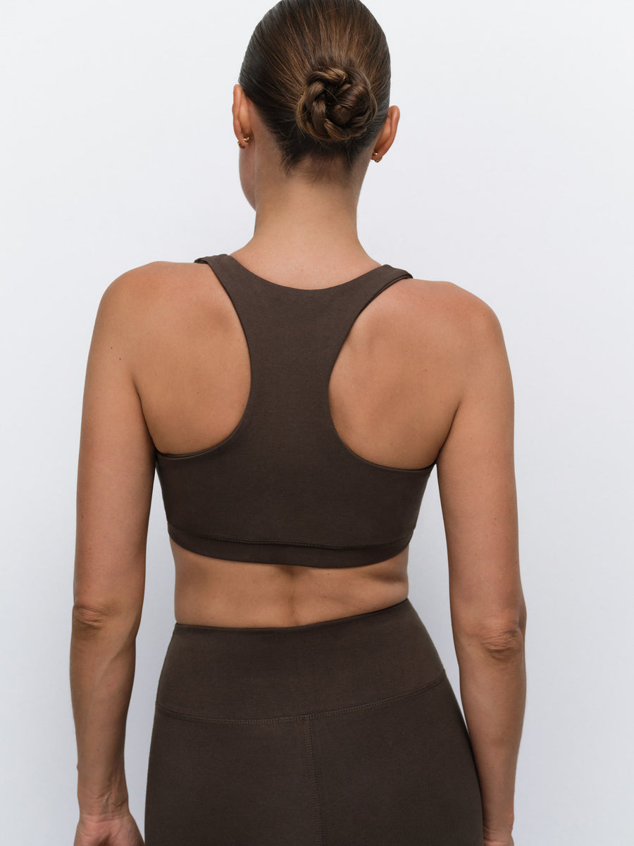 Organic Stretch V-Neck Bra