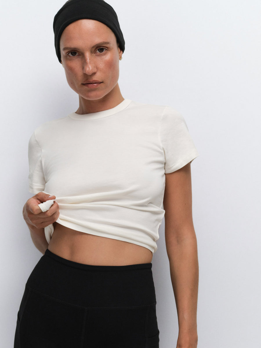 Organic Pima Shrunken Tee