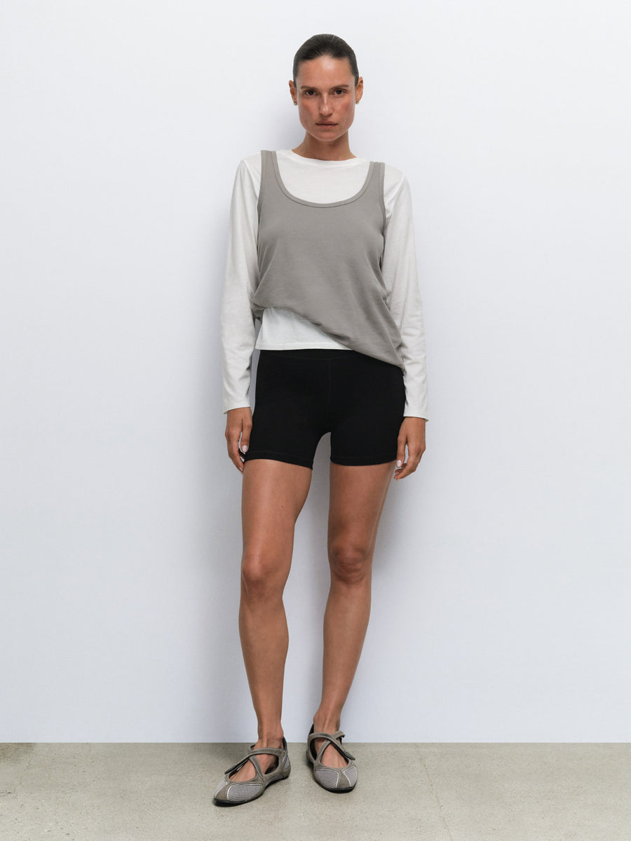 Organic Stretch Biker Short 4"