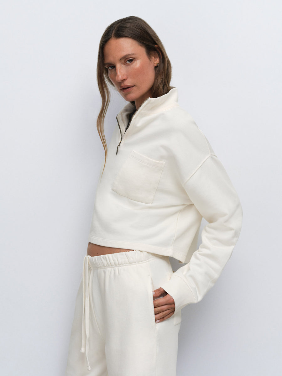 Organic Fleece Straight Leg Sweatpant