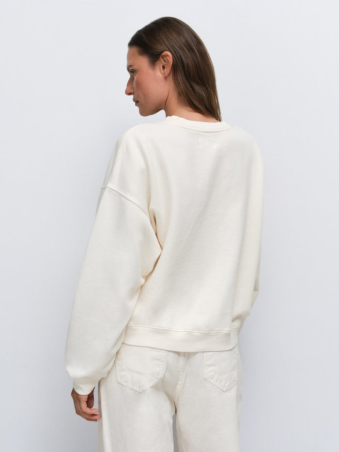 Organic Fleece Relaxed Crewneck Sweatshirt