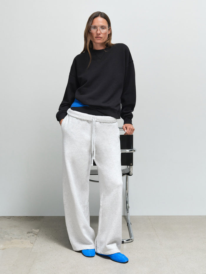 Organic Fleece Relaxed Crewneck Sweatshirt