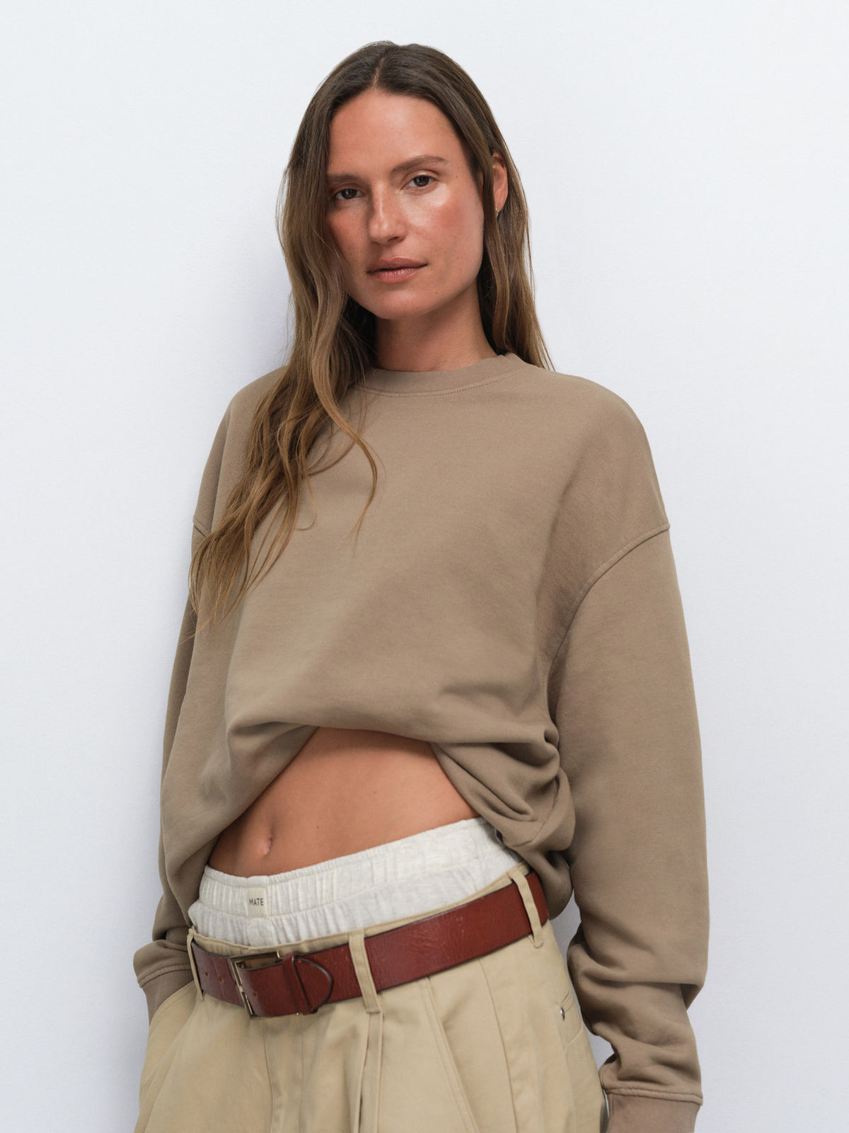 Organic Fleece Oversized Sweatshirt