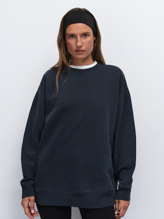 Organic Fleece Oversized Sweatshirt