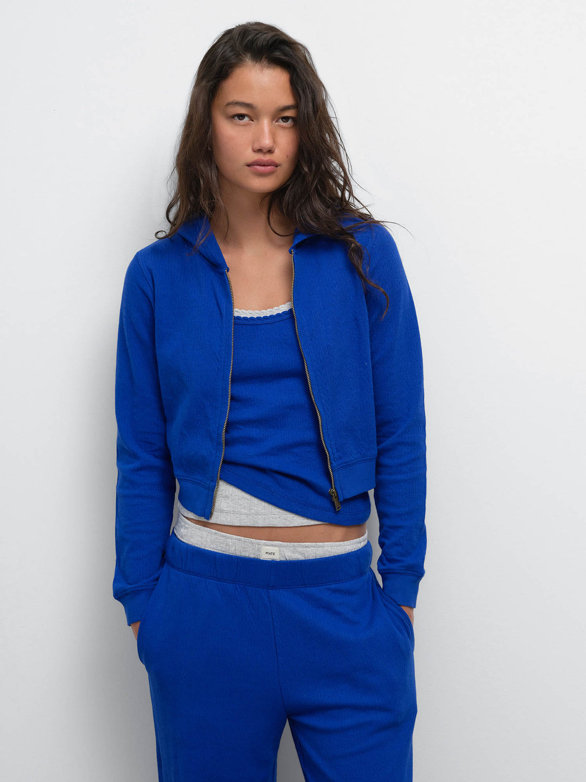 Organic Pointelle Jogger