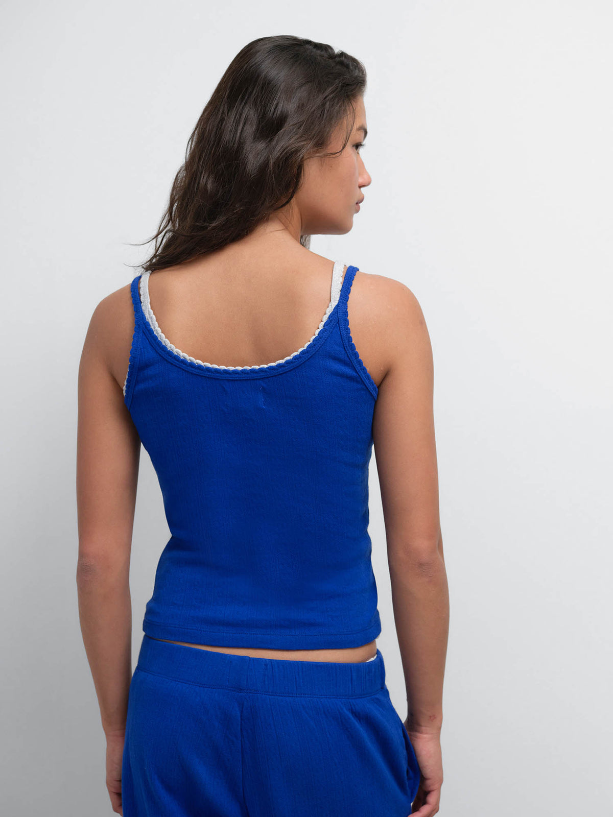 Organic Pointelle Tank
