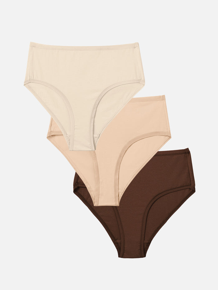 Organic Comfort High Waist Brief 3 Pack
