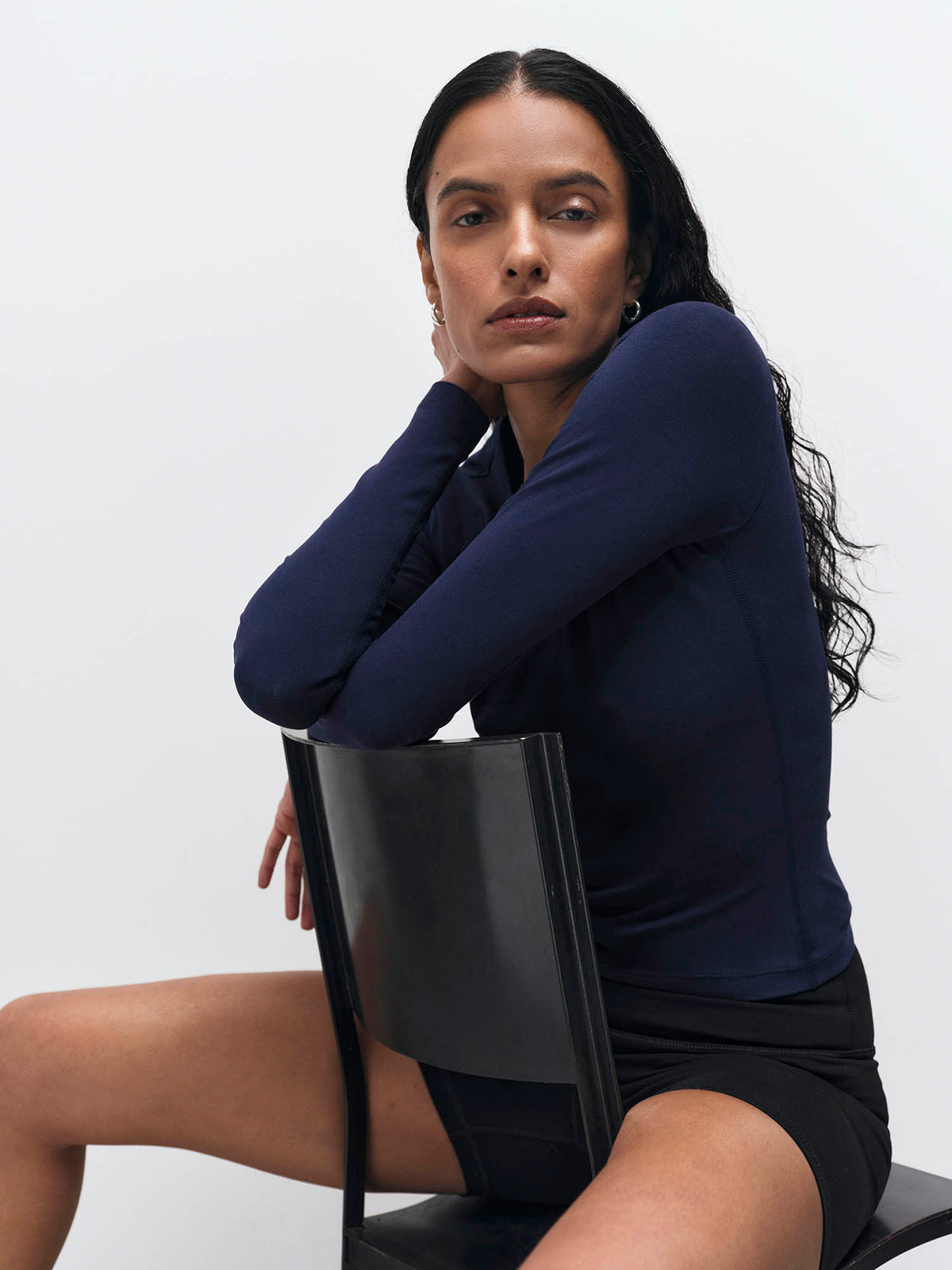Organic Stretch Long Sleeve Top