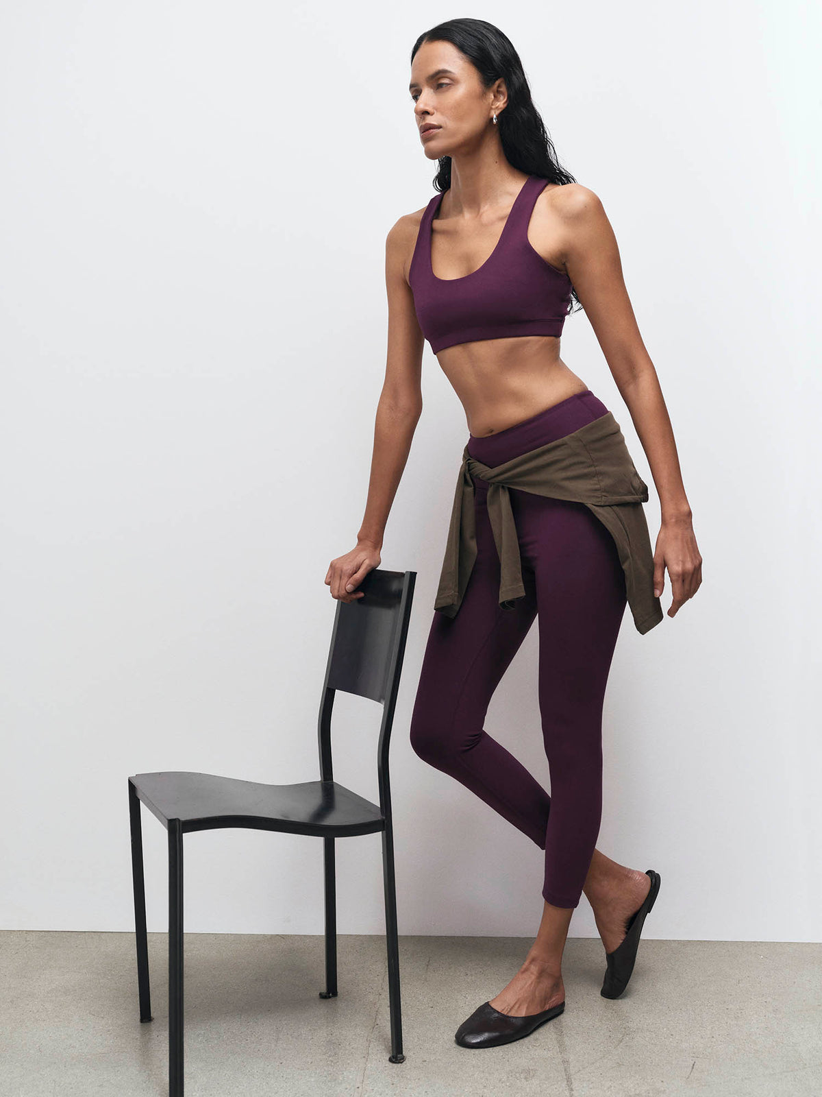 Organic Stretch Midi Legging