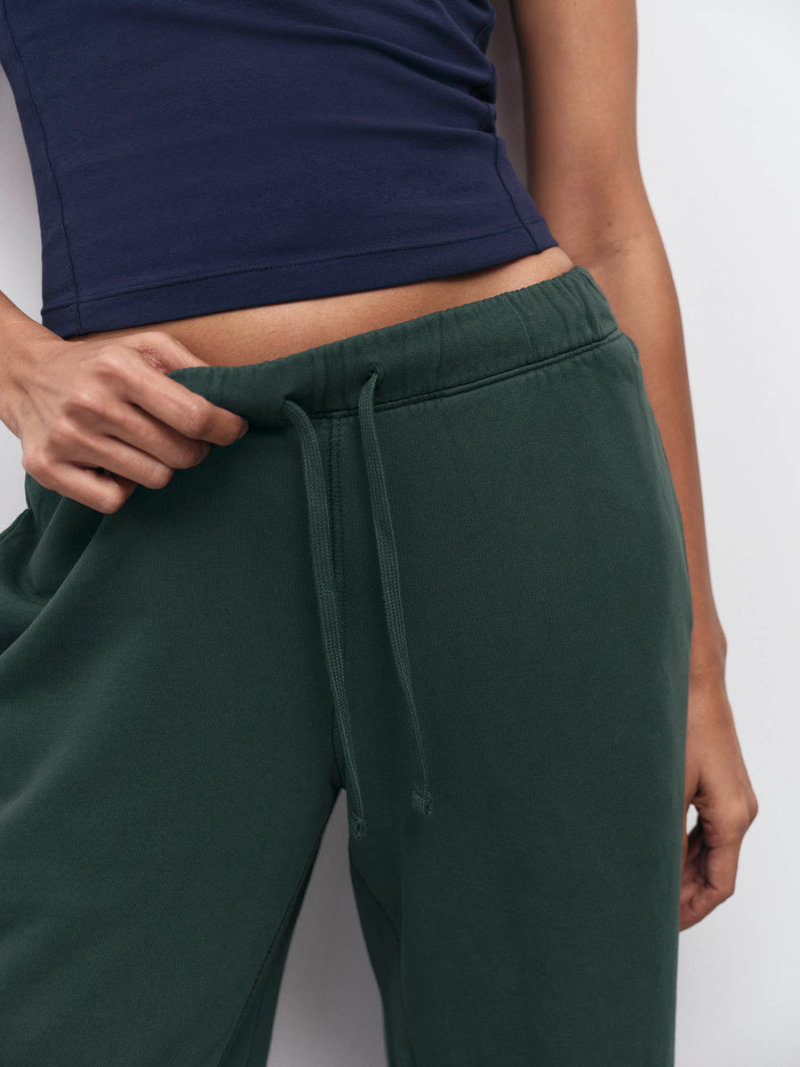Organic Fleece Cropped Sweatpant