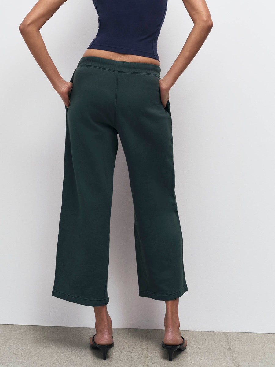 Organic Fleece Cropped Sweatpant
