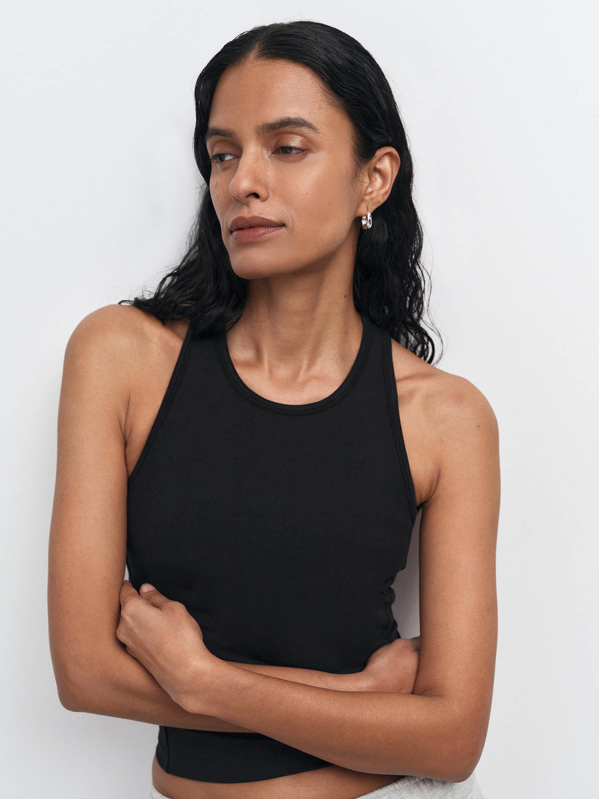 Organic Stretch High Neck Tank