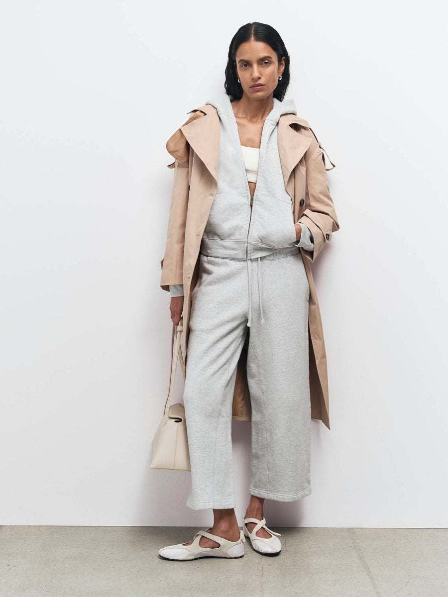Organic Fleece Cropped Sweatpant