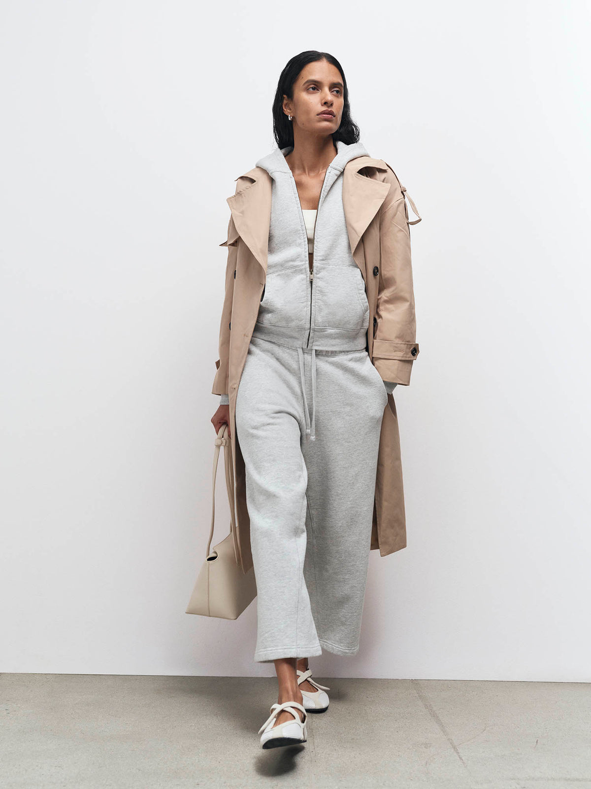 Organic Fleece Cropped Sweatpant