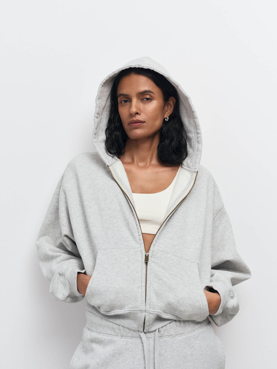 Organic Fleece Zip Hoodie