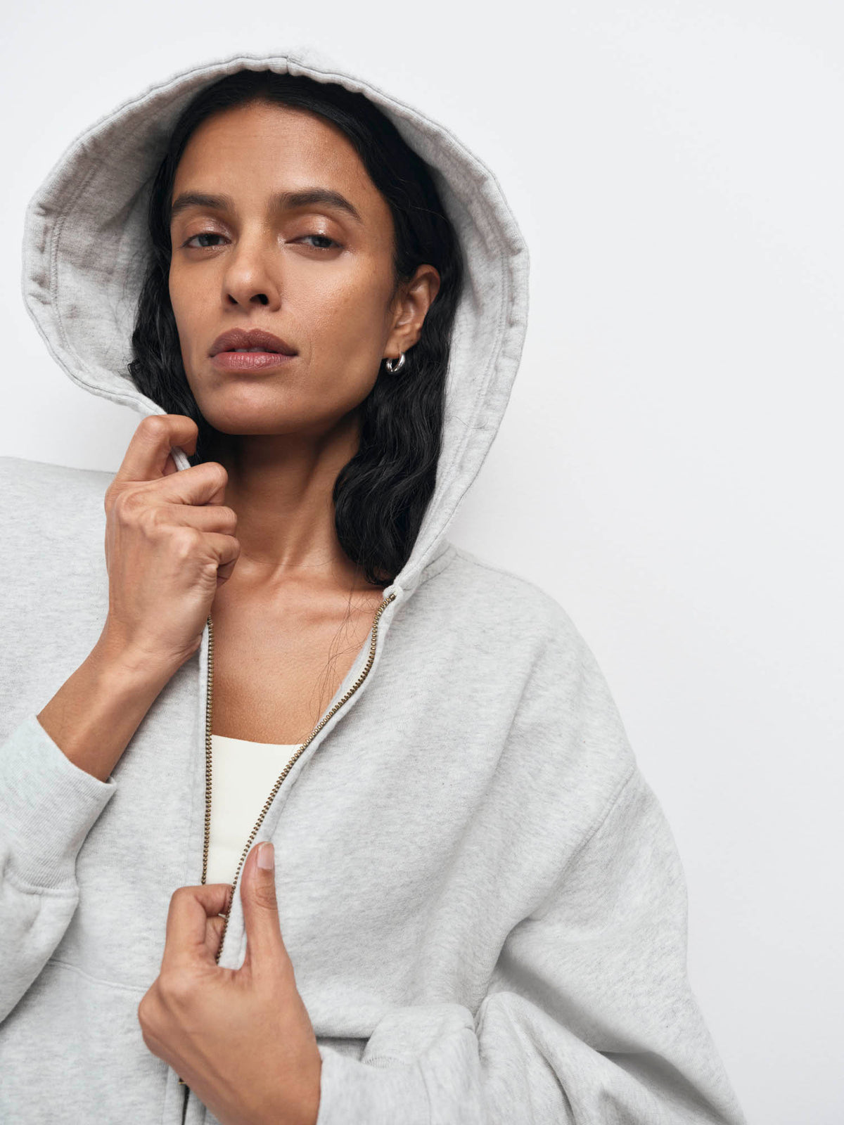 Organic Fleece Zip Hoodie