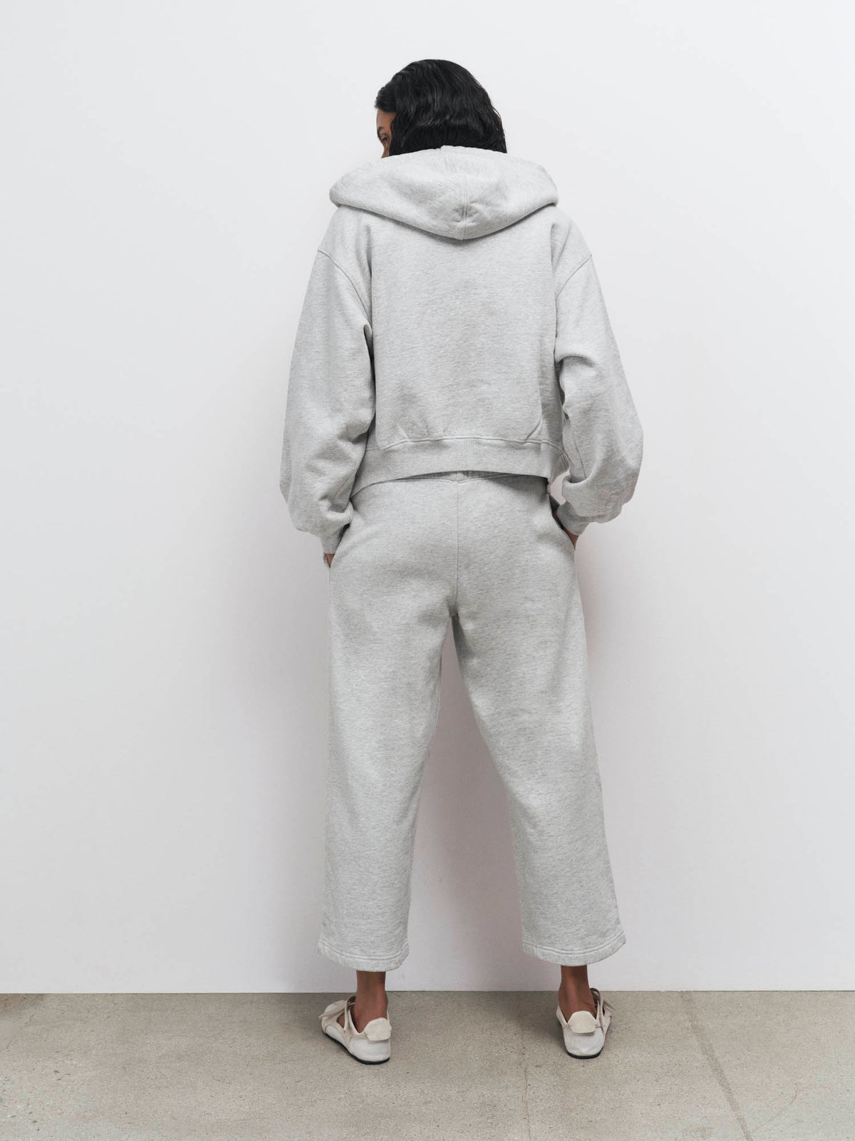 Organic Fleece Cropped Sweatpant