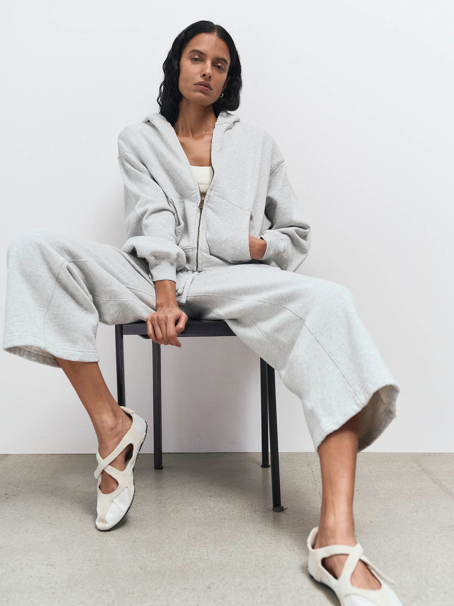 Organic Fleece Cropped Sweatpant