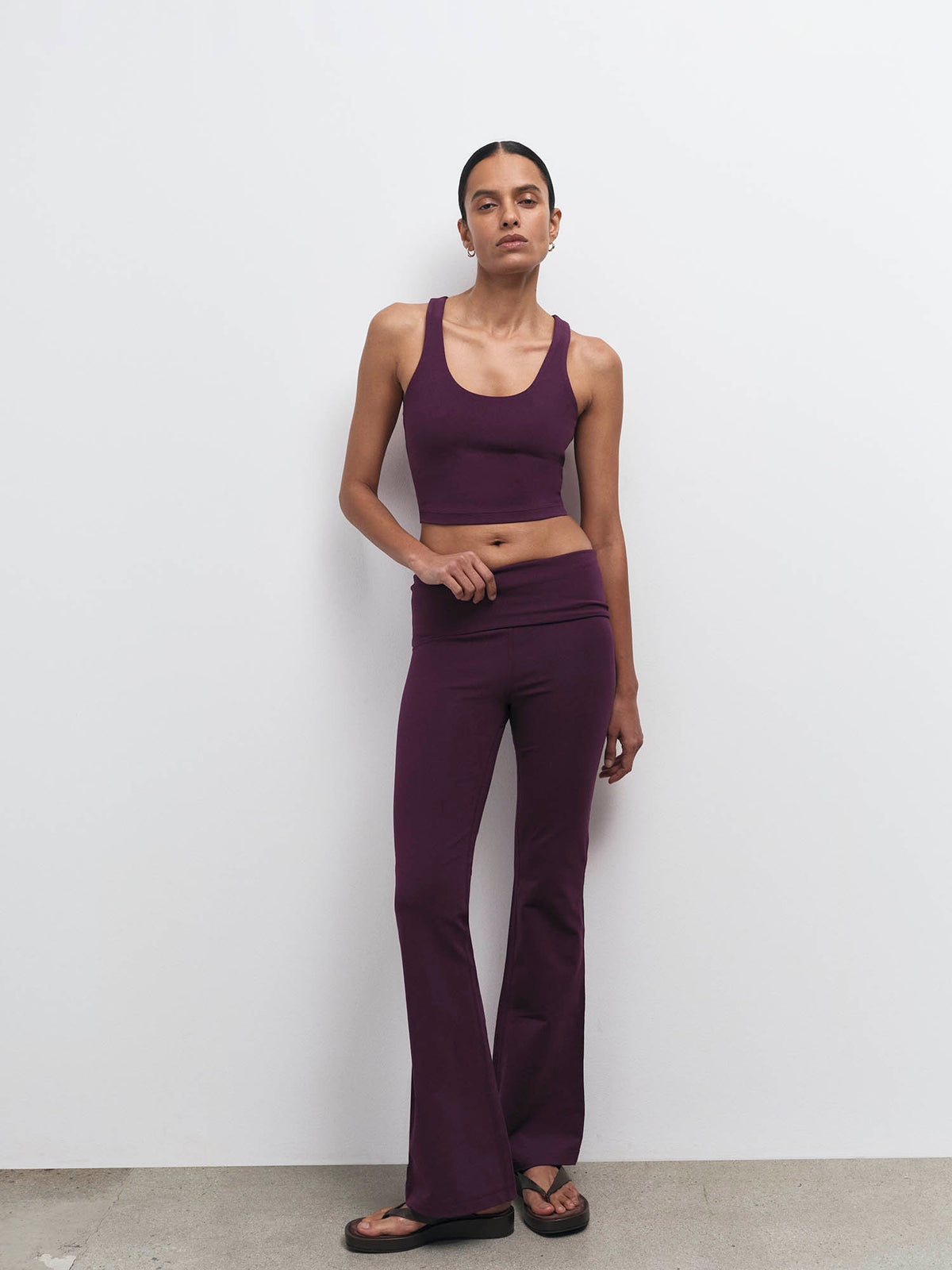 Organic Stretch Foldover Pant