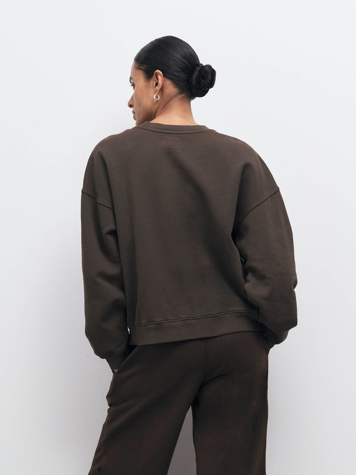 Organic Fleece Relaxed Crewneck Sweatshirt