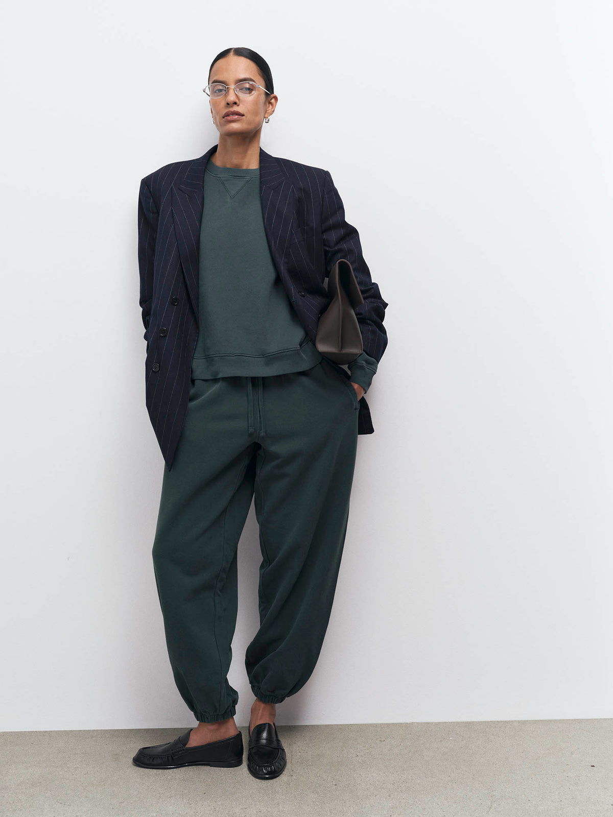 Organic Fleece Relaxed Crewneck Sweatshirt